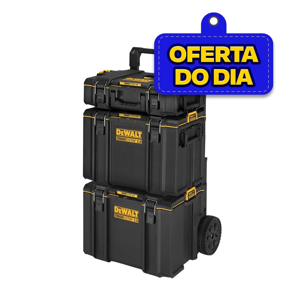 Caixa para ferramentas 3 m�dulos com rodas