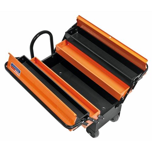 Caixa para ferramentas sanfonada com rodas e puxador 5 gavetas - Cargobox Caixa para ferramentas sanfonada com rodas e puxador 5 gavetas - Cargobox