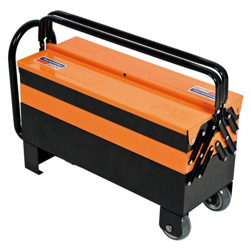 Caixa para ferramentas sanfonada com rodas e puxador 5 gavetas - Cargobox Caixa para ferramentas sanfonada com rodas e puxador 5 gavetas - Cargobox