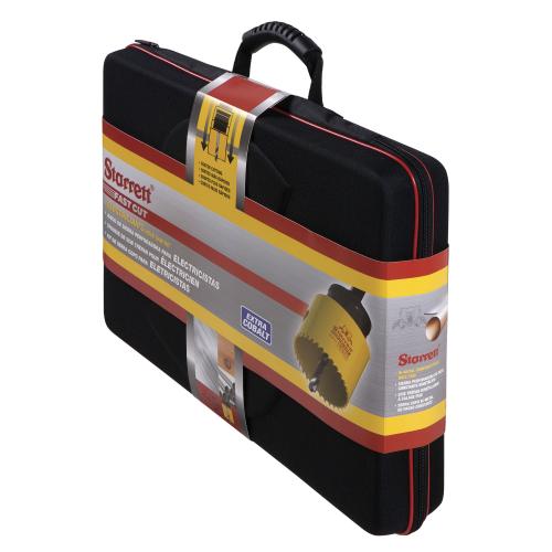 Jogo de serra copo 22 a 121 mm com 14 peças - FAST CUT Jogo de serra copo 22 a 121 mm com 14 peças - FAST CUT