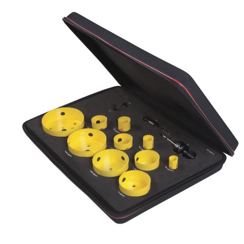 Jogo de serra copo 22 a 121 mm com 14 peças - FAST CUT Jogo de serra copo 22 a 121 mm com 14 peças - FAST CUT