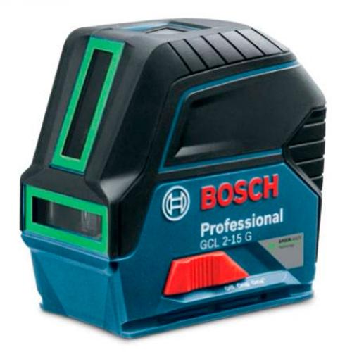 N�vel a laser verde com 2 linhas e 2 pontos de prumo - GCL 2-15G