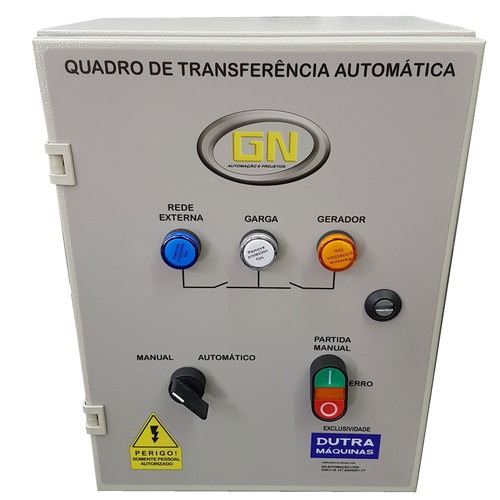 Painel ATS para gerador de energia monof�sico e trif�sico 70A
