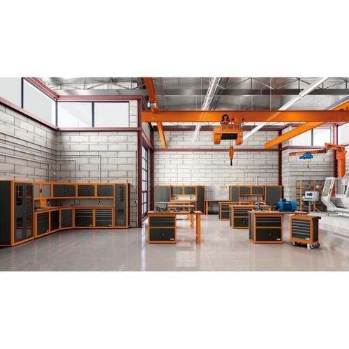 Armário para ferramentas 1 porta e gavetas plásticas laranja - 44955011 Armário para ferramentas 1 porta e gavetas plásticas laranja - 44955011