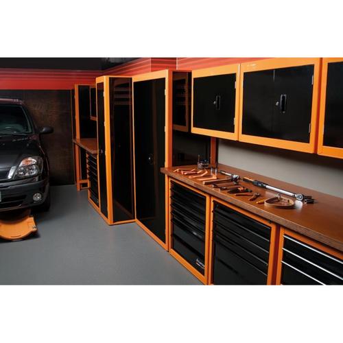 Armário para ferramentas 1 porta e gavetas plásticas laranja - 44955011 Armário para ferramentas 1 porta e gavetas plásticas laranja - 44955011