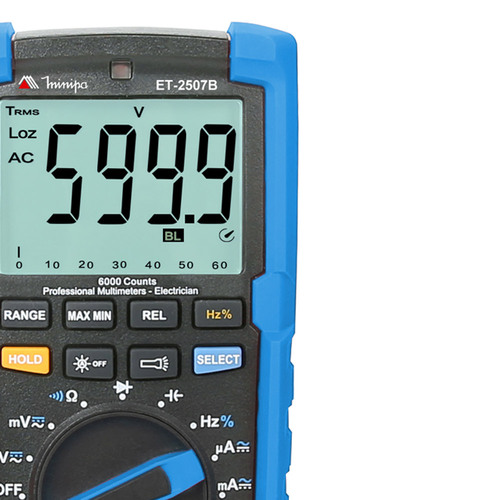 Mult�metro digital port�til CAT IV ET-2507B 