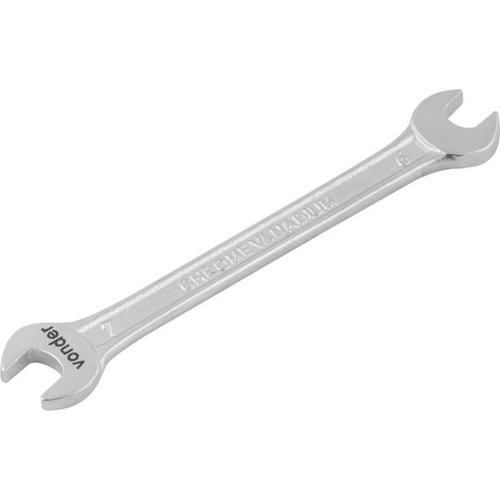 Chave fixa 6 x 7 mm a�o cromo van�dio