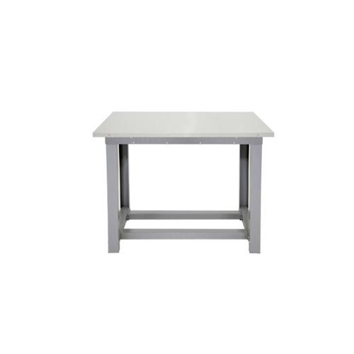 Bancada modular com tampo compensado naval 25 mm e chapa inox 1mm 110 x 80 cm