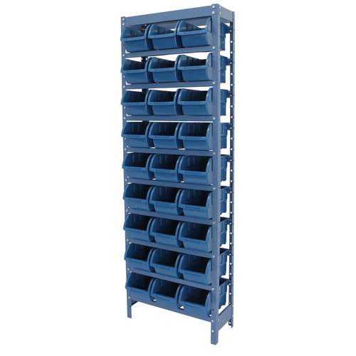 Estante met�lica com 27 gavetas n�5 azul - NE27/5A
