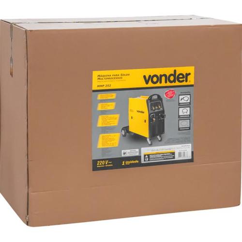 Inversora de solda Multiprocesso 250A para Eletrodo Tig e Mig - MMP252  220V