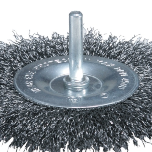 Escova de a�o circular ondulada 2