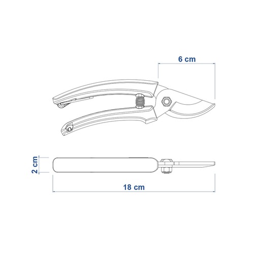 Tesoura para poda manual com l�mina met�lica - 78300001