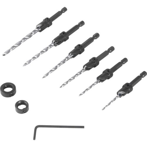 Jogo de brocas de aço rápido com escariador 7/64 Jogo de brocas de aço rápido com escariador 7/64