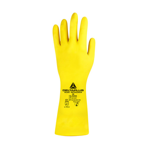 Luva de l�tex flocada forrada 30 cm - WPSVE200