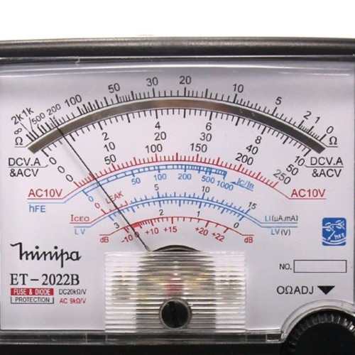 Mult�metro anal�gico port�til - ET-2022B