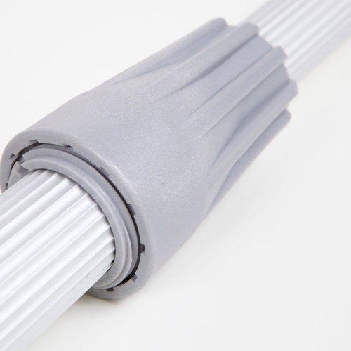 Extens�o telesc�pica de alum�nio 1,2 a 2,4 m para limpeza de vidros