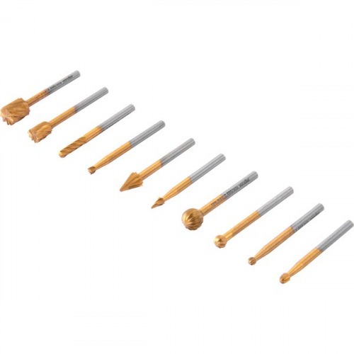 Jogo de fresas escariadoras com 10 pe�as