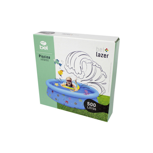 Piscina infl�vel infantil estampada 500 litros 
