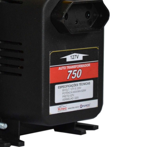 Transformador de voltagem para pot�ncia at� 525 watts - ATK750VAPT  110V/220V