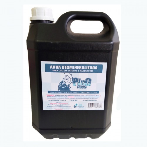 �gua desmineralizada para bateria 5 litros - AB5L