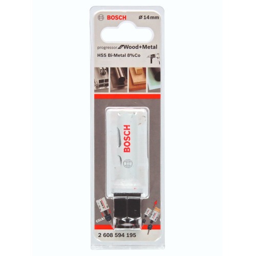 Serra copo bimetal 14 mm para madeira e metal 