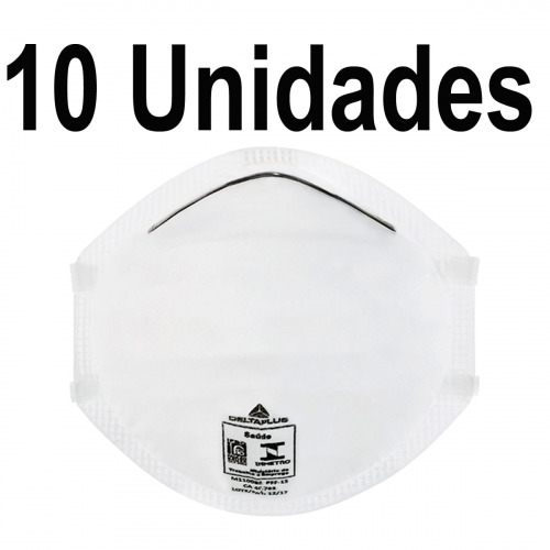 Kit 10 M�scaras contra poeiras e n�voas sem v�lvula PFF1 - CONFORT
