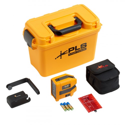 N�vel a laser 3 pontos alcance de 30 metros com acess�rios - PLS 3 R