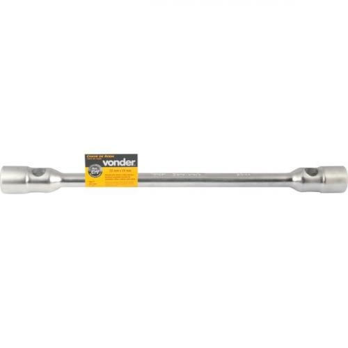Chave de roda tipo T sem cabo 22 x 24 mm a�o cromo van�dio