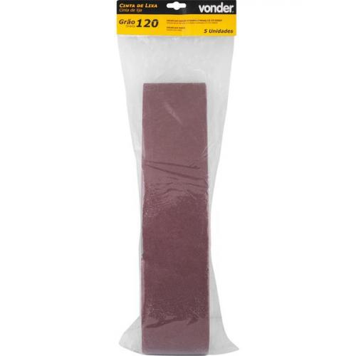 Cinta de lixa 100 mm x 915 mm G 120 com 5 pe�as  