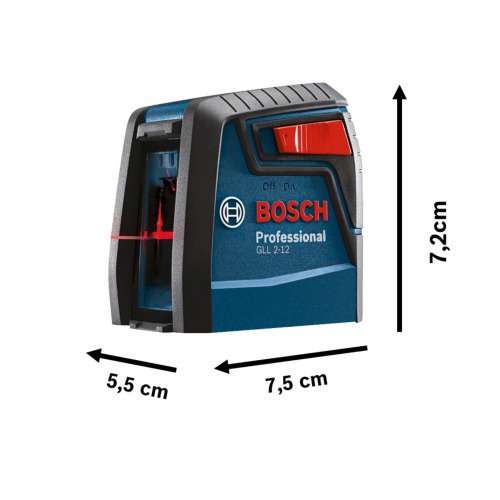 Nível a laser 2 linhas com alcance de 12 metros - GLL 2-12 Nível a laser 2 linhas com alcance de 12 metros - GLL 2-12