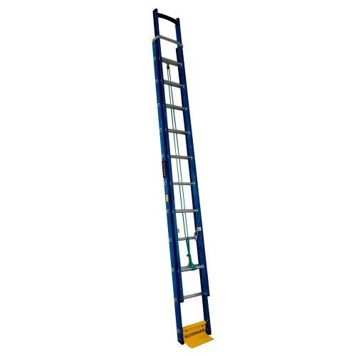 Escada de fibra de vidro extens�vel 3,8 x 6,5 m 21 degraus - Premium