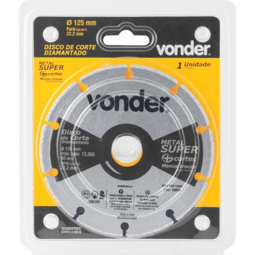 Disco diamantado segmentado 125 mm para metais - 1240125000