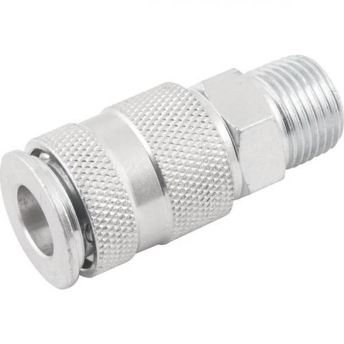 Engate r�pido rosca macho 1/4