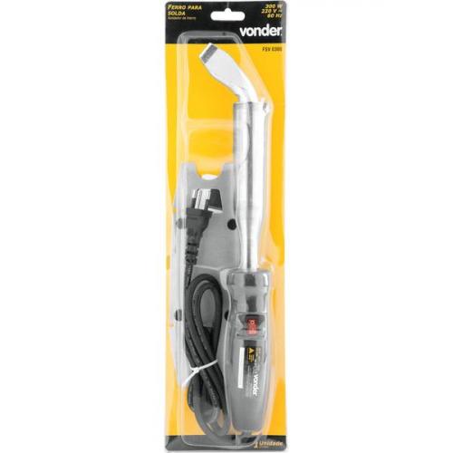 Ferro para solda 300 watts com ponta cônica - FSV 0300 220V Ferro para solda 300 watts com ponta cônica - FSV 0300 220V