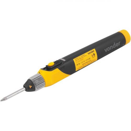 Ferro para solda com bateria de l�tio cabo USB