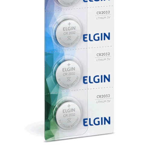 Bateria de L�tio 3V com 5 unidades - CR2032