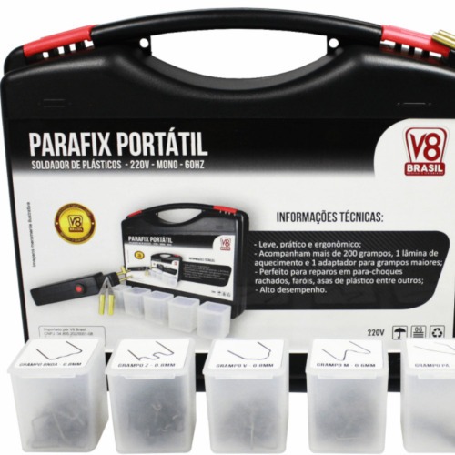 Soldador de para-choques portátil 110 watts - Parafix 220V Soldador de para-choques portátil 110 watts - Parafix 220V