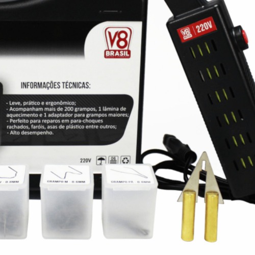 Soldador de para-choques portátil 110 watts - Parafix 220V Soldador de para-choques portátil 110 watts - Parafix 220V