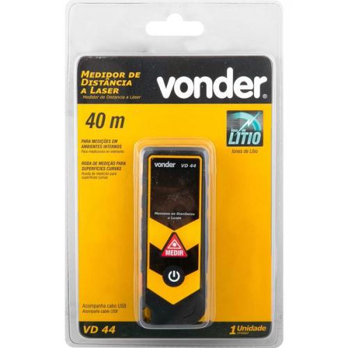 Trena a laser alcance de 40 metros - VD 44  