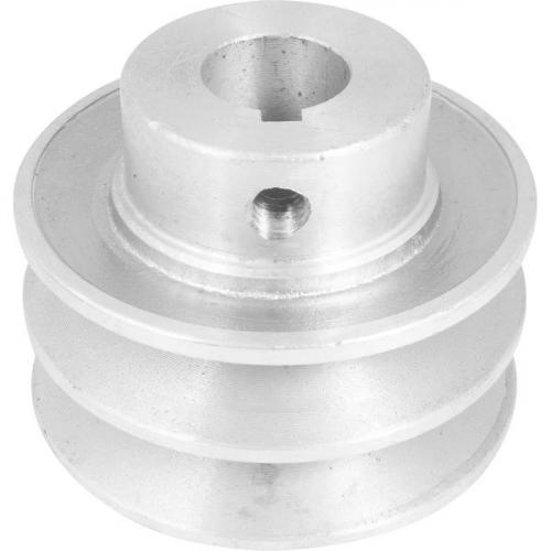 Polia de alum�nio 2 canais perfil A 70 mm com furo de 19 mm - 6677119070