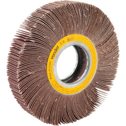 Roda de lixa 150 mm x 25 mm sem haste gr�o 80 