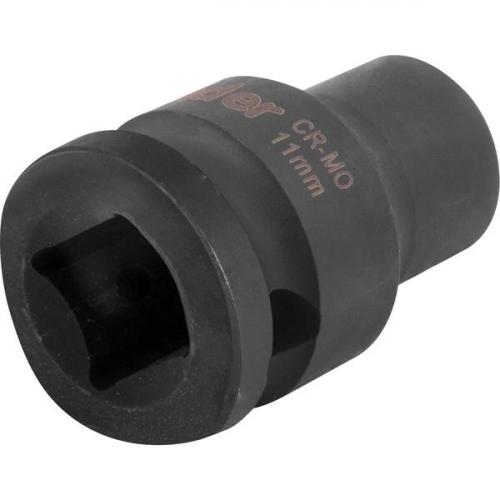 Soquete sextavado de impacto 11 mm encaixe 1/2