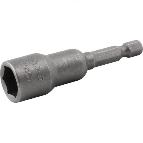 Soquete magn�tico sextavado 12 mm x 65 mm encaixe 1/4'' - 3039000120