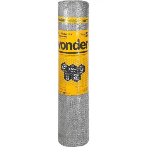 Tela met�lica hexagonal para viveiro malha 1/2