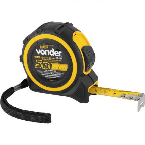 Trena com fita de a�o 19 mm x 5 m com trava