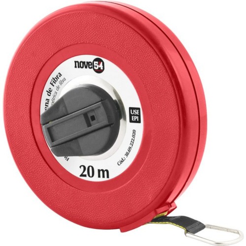 Trena de fibra de vidro 20 metros com caixa fechada - 38.69.222.020