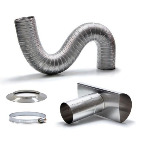 Kit de instala��o para aquecedor a g�s com duto 150x060 mm