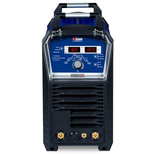 Inversora de solda 320A para eletrodo e Tig DC monofásica/trifásica 220V - TIGON320P 220V Inversora de solda 320A para eletrodo e Tig DC monofásica/trifásica 220V - TIGON320P 220V