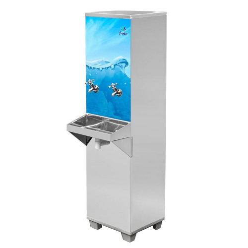 Bebedouro industrial de coluna 25 litros em a�o inox - B25  220V