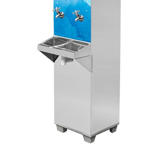 Bebedouro industrial de coluna 25 litros em a�o inox - B25  220V